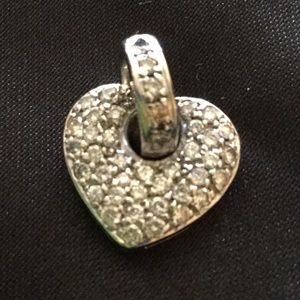 COPY - COPY - Pave Diamond Pendant 14 K Bailey Banks & Biddle